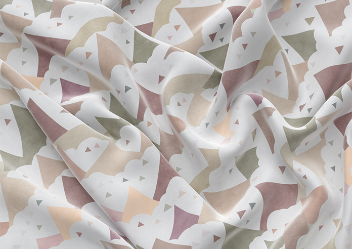 Cloudy Peaks, Rosey Hues - Made to Measure Curtains - Image 4